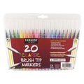 Sargent Art Sargent Art SAR221522-3 20 Count Classic Brush Tip Markers - Pack of 3 SAR221522-3